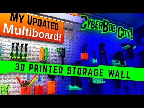 The ULTIMATE 3D Printed Wall Storage - It's Multiboard! - Part 1