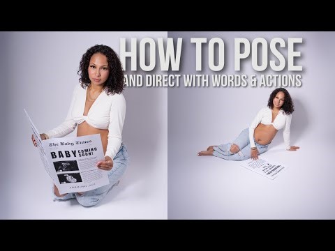 How To Pose Maternity Clients | Maternity Photoshoot Behind the Scenes | Natural Posing Tips