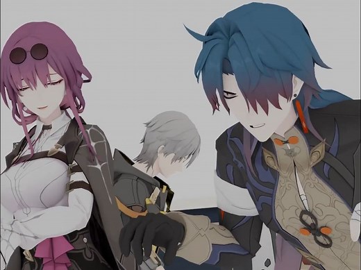 {MMD}Art of Farting{honkai star rail/Blade, Kafka, Dan Heng, Caelus}