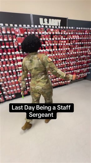 Christy Bill-Thompson on Instagram: "Last day wearing these stripes. Grateful for every step. #explorepage✨ #usarmyrecruiter #armystrong #usarmy #ssg_bt"