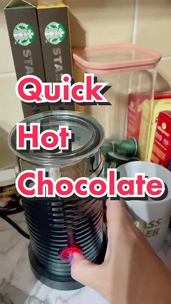 Quick and Easy Nespresso Milk Frother Hot Chocolate Recipe