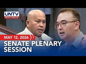 LIVE: Senate of the Philippines holds regular plenary session | MAY 12, 2026