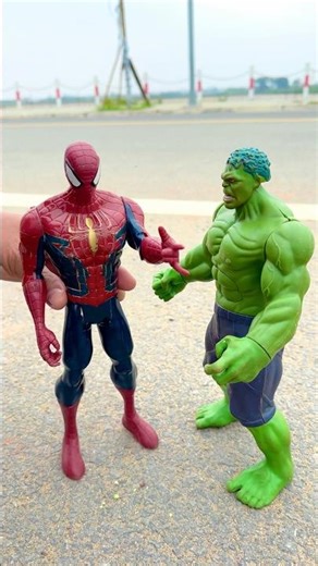 Spiderman and Hulk is Best Friend #spiderman #marvel