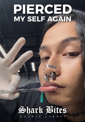 Exploring Double Labret and Shark Bite Piercings