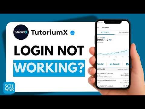 How to Fix Schwab Login Not Working | Charles Schwab Sign In Issue