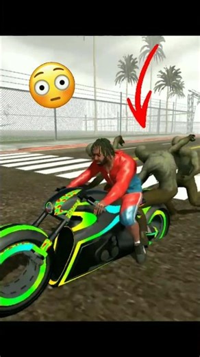 Zombies Attack 🧟 In Franklin City 😱 #gta #shorts #indianbikedriving3d