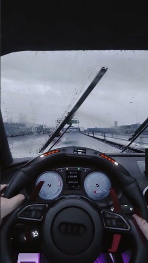 Assetto Corsa | Rainy Shutoko Traffic Run 🌧️🚗 | Cockpit View #shorts
