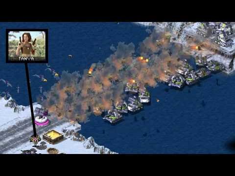 Tanya Blows Up Bridge! Tanks Sink 😂 | Red Alert 2 Online Highlight