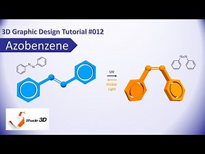 trans/cis-Azobenzene in 3D Graphics – Let’s Shade 3D #012