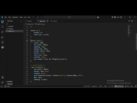 A basic example of a website with Javascript