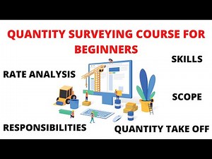 Quantity Surveying Course for Beginners | Promo Video