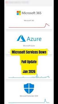 Microsoft Services Down Again - Jan 22, 2026 Update #techdarts #microsoft #outage #outlook