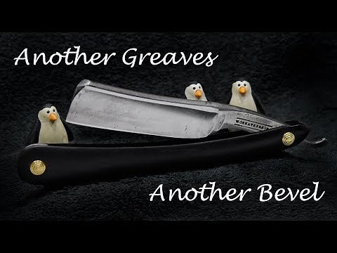 Straight Razor Honing - Bevel Setting a Reground Greaves
