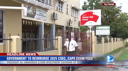 1K views · 15 reactions | In a move aimed at easing the financial burden on families and reinforcing its commitment to education, the Government of Guyana will fully reimburse students who sat up to eight subjects in the 2025 Caribbean Secondary Education Certificate (CSEC) and Caribbean Advanced Proficiency Examination (CAPE). | Safetv2 Headline News | Facebook