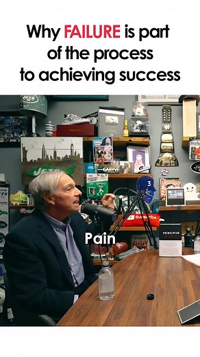 56K views · 1.2K reactions | Walked Gary Vaynerchuk through how #failure is part of the process to achieving #success. #raydalio #pain #reflection | Ray Dalio | Facebook
