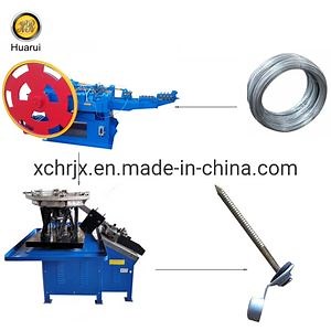 [Hot Item] Screw Nail Threading Machine Umbrella Head Roofing Nail Making Machine