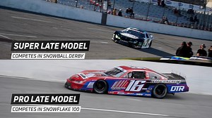 What are the differences between the cars competing in the Snowball Derby and Snowflake 100? FloRacing asked 2022 Derby winner Derek Thorn to explain 👇 | 5 Flags Speedway