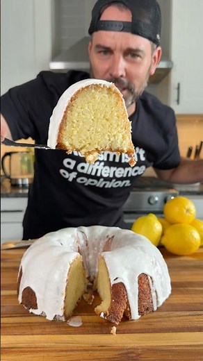 Dad’s lemon pound cake. #afroman