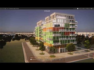 Threejs Architecture Visualization using WebGPU