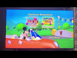 Mickey mouse clubhouse road rally 2010 dvd menu walk-through