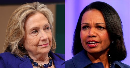 Clinton and Rice praise Trump's peace deal