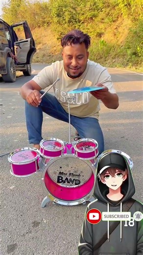 Ekta Guitar Wala Santa Claus Vs Big Jazz Drum Set outdoor🤎