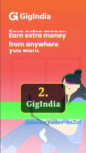 3 Application se paise kama sakte h aap, mCent, Notesgen, GigIndia se #motivation #fact #dance