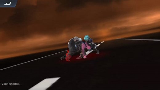 Dramatic Showdown of Animated Characters in Action