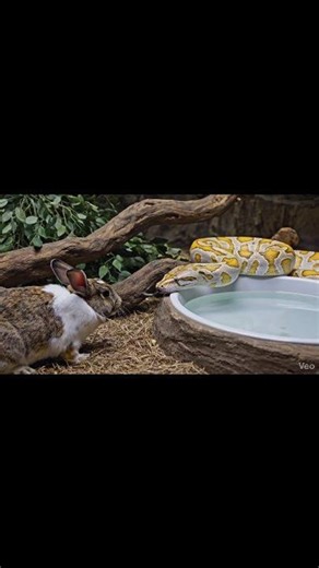 Albino python slowly constricts and feeds on a rabbit in a controlled wildlife setup — intense and rare feeding footage Warning: [Warning: Live Feeding Video] This content shows animals feeding naturally as part of nature. No harm, no encouragement of violence. Educational wildlife content. #albinopython #pythonfeeding #snakefeeding #wildlifedocumentary #naturevideo #reptilelife #pythonhunt #naturecapture #viralreels #facebookreels #reelsviral #shortsfeed | Frog Feeding