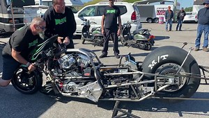 303K views · 2K reactions | It’s a little colder than the Bad Apple Racing - Top Fuel Harley would like but it’s time to put some heat in these 1,000 horsepower Nitro Harleys! | CycleDrag | Facebook