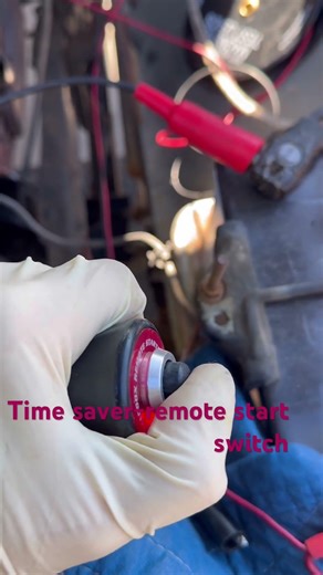 Remote start switch helps save time