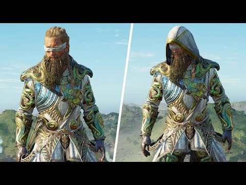 New Blood Elf (Solar) Armor Set Showcase - Assassin's Creed Valhalla
