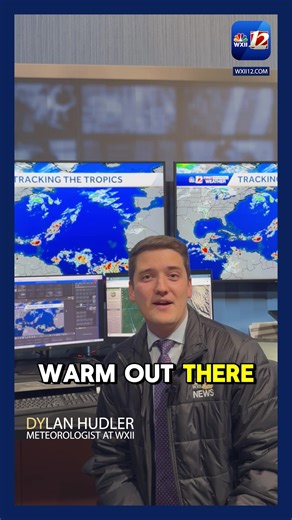 1.1K views · 21 reactions | Even if it’s chilly at home, the tropics are still hot! Hurricane season goes through the end of November — and WXII 12 News is tracking every tropical system. Stay prepared with the latest tropical weather updates and your local forecast. Follow WXII for daily forecasts, breaking weather news, and severe weather updates #weather | WXII 12 Weather | Facebook