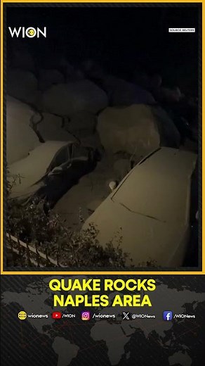 Italy Earthquake: Magnitude 4.7 Quake Near Naples Damages Buildings, Crushes Cars | WION Shorts