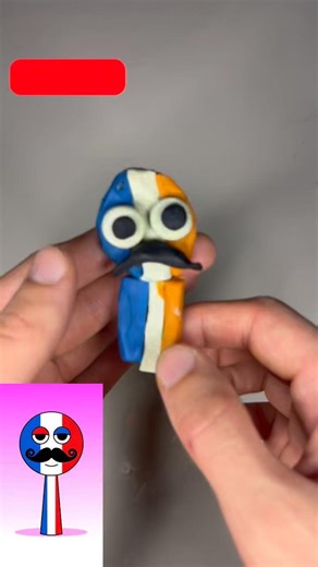 Making a Funny Clay Character 😂🇫🇷 | Easy DIY Tutorial‪@firenomdance‬