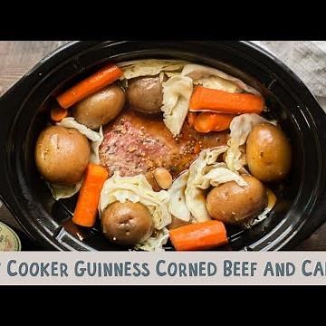 Slow Cooker Guinness Corned Beef and Cabbage