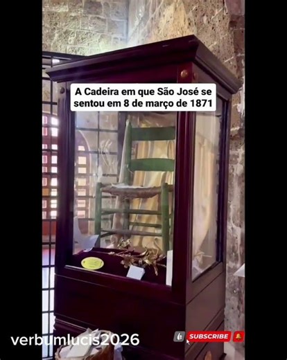 Milagre da Cadeira de São José - Você conhece?