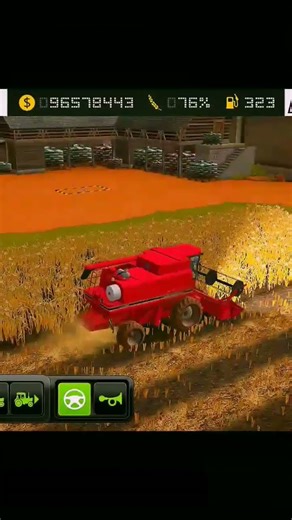 FS 18 Day 23 #23 Harvest Tractor With More🤑💵 | Farming Simulator 18 Game | #shorts #brown_gaming0008