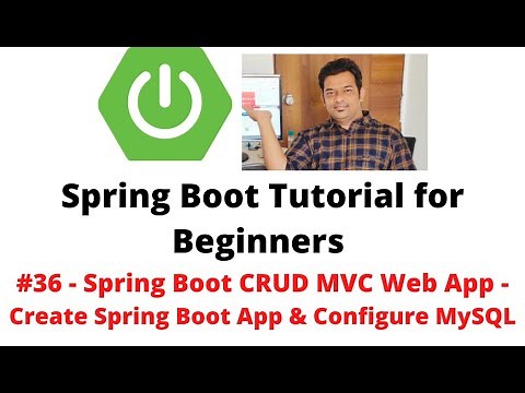 Spring Boot Tutorial for Beginners #36 - CRUD MVC Web App - Create Spring Boot App & Configure MySQL
