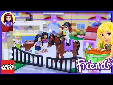 Lego Friends Summer Riding Camp Build Review Silly Play Part 1 - Kids Toys