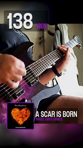 THREE DAYS GRACE - A Scar Is Born Guitar Cover 🎸 | Day 138/365 #Shorts