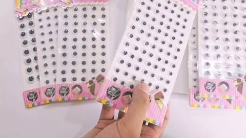 Googly Eyes Stickers - Self Adhesive Wiggle Eye Stickers for Crafts | Assorted Small Sizes 8mm 10mm 12mm 15mm | Easy Peel and Stick | 8 Sticky Sheets.