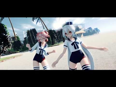 【MMD | 60FPS】Shake It Off (Beach Ver)
