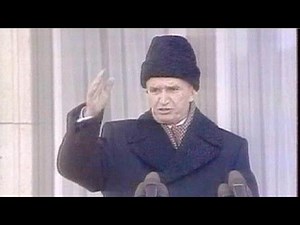 Anniversary of the final days of Ceaușescu regime