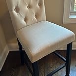 Bar Stool Covers,2 Pack Stretch Waterproof PU Bar Stool Covers with Backs Removable Bar Stool Chair Covers Basrstool Covers Slipcovers with Back Pub Counter Chair Covers with Elastic Bands Red