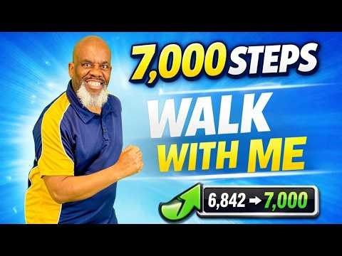 Walk With Me | 7,000 Step Challenge (60 Min No Jumping Cardio)