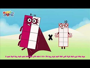 SPECIAL MULTIPLICATION OF NUMBERBLOCKS (80-800DD) BIG NUMBERSMULTIPLY | GIANT NUMBER ‪‪@ColorArt_id‬