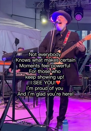We all have things to overcome, I see you, I’m proud of you and I’m glad you’re here! Backstory - in 2008 I couldn’t leave my house because of mental illness. I wanted to give up. I’ve been recovering ever since. When I play a show for a crowd, it’s always a moment of pride for me! Thank you to everyone who has supported us along the way, so now, we can support others! ❤️🫶🏻☺️ #mentalhealth #passion #mentalillness #musiciansoftiktok #livemusic @Ed Legge Music @Joel M Thompson @Mark Patterson @F