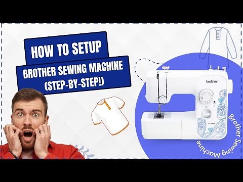 How to Setup Brother Sewing Machine (Step by Step!) #brother #printer #sewingtutorial