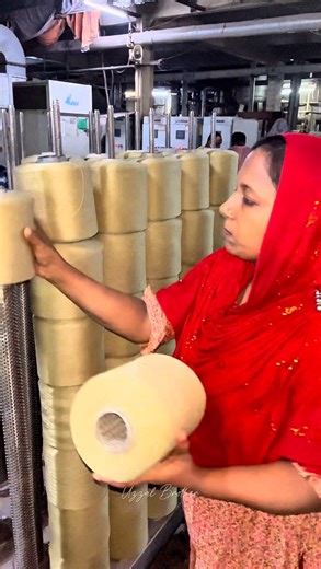 Amazing yarn dyeing process...!!😲 #foryou #viral | Uzzal Brother"